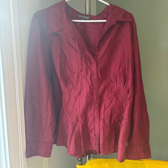 Addition Elle Red Blouse - Picture 1 of 3